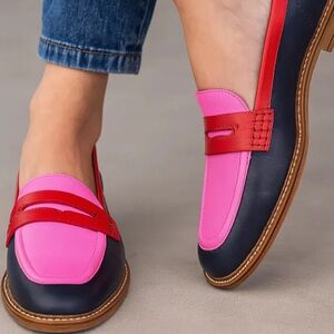 Preppy Multicolored Women's Loafers